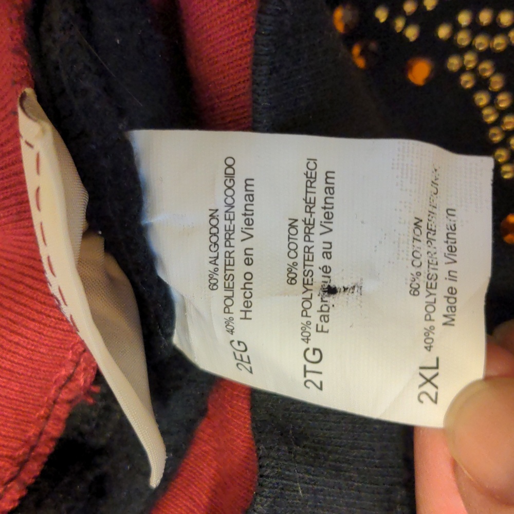 Top Stitch by Morning Sun Women's Size 2XL Christmas Holiday Design Sweat Shirt - Picture 9 of 10
